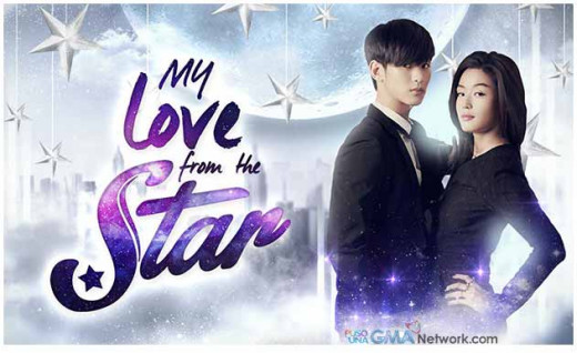 "My Love From the Stars"  a 2013 "KDrama" featuring Kim Soo Hyun and Jun Ji Hyun. 