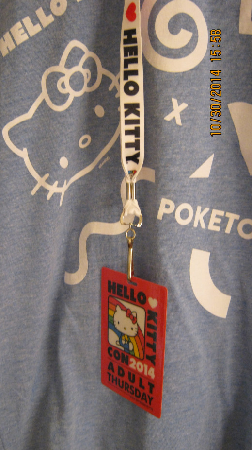 Hello Kitty t-shirt at Hello Kitty Con 2014
