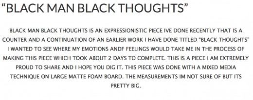 Black thoughts on a white paper.