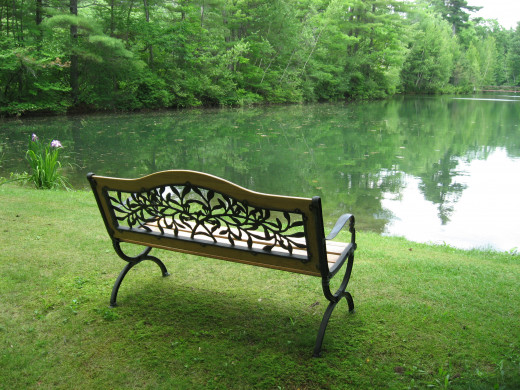 If you have water or woods or some pretty plantings, put some seating there for anyone who wants to relax outside. 