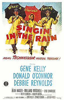 The theatrical release poster of Singin' in the Rain.