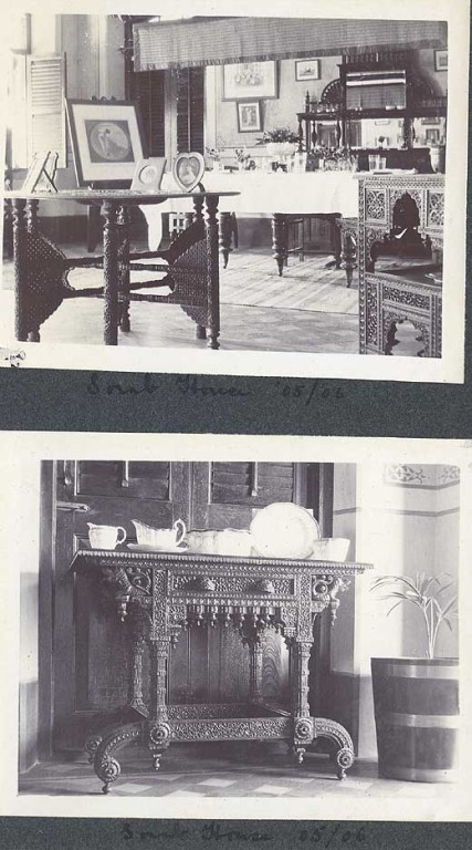 Victorian Furniture in an Indian House During the British Raj. Source Wikimedia Commons