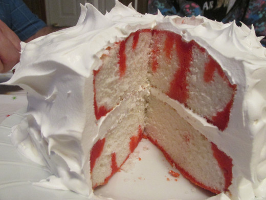 Inside of cake
