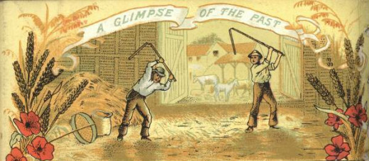 Threshing with a Flail