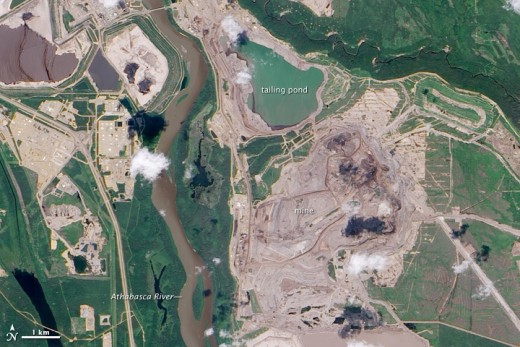 Tar Sands Pits in Alberta