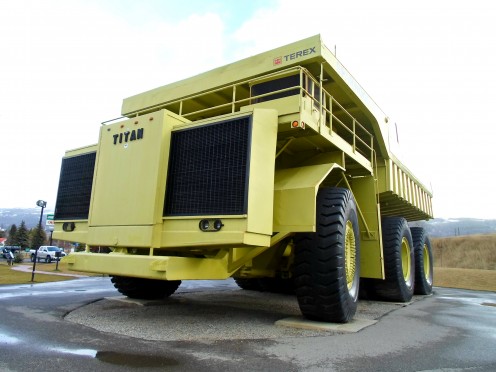 Terex Titan 33-19, on display at Sparwood, British Columbia