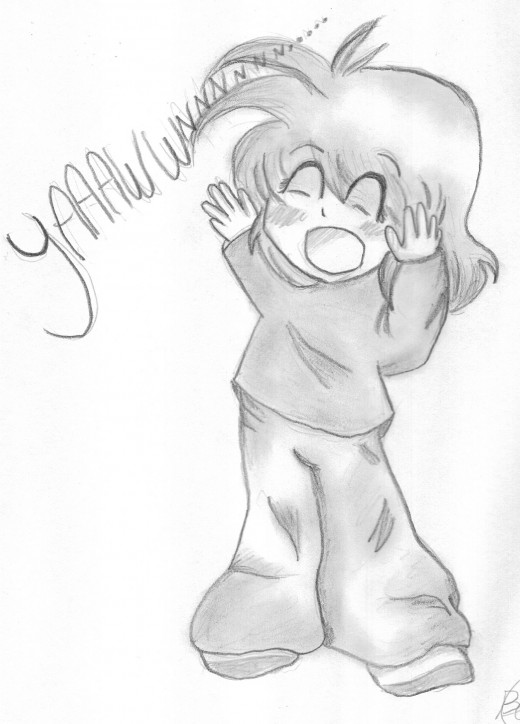 Unfinished project art... Mine. :)  