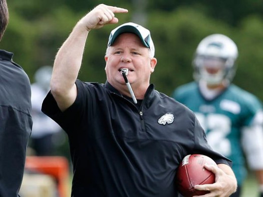Philadelphia Eagles Grand Imperial Pooh-Bah Chip Kelly shows half his roster the door