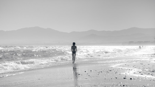 In addition to making your feet healthier, you can benefit your overall physical and mental wellbeing by taking the time to relax by walking on the beach.  