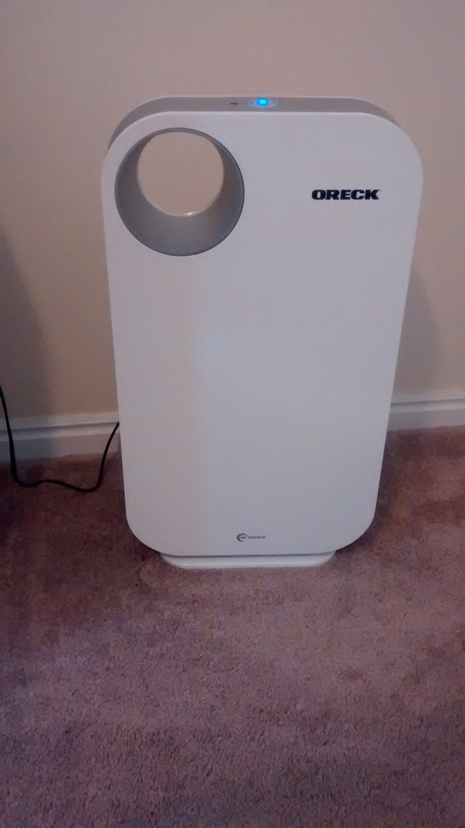 This is what I call the smart air purifier. We keep it in our room and it activates itself when its sensors detect allergens and other impurities in the air.