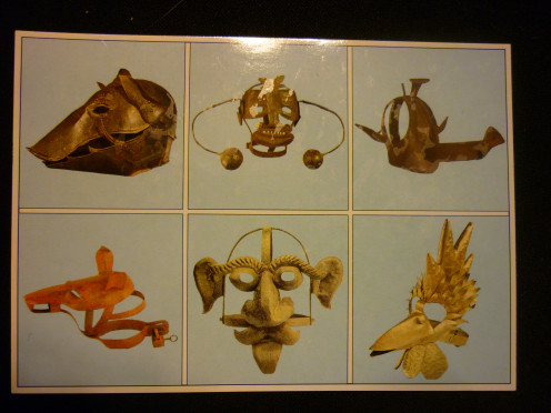 Masks from the Kriminalmuseum, Germany