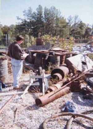 Performing an environmental site assessment.