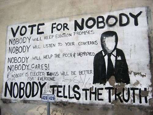 We are led to believe that no one, particularly government outsiders, is working for our common good.