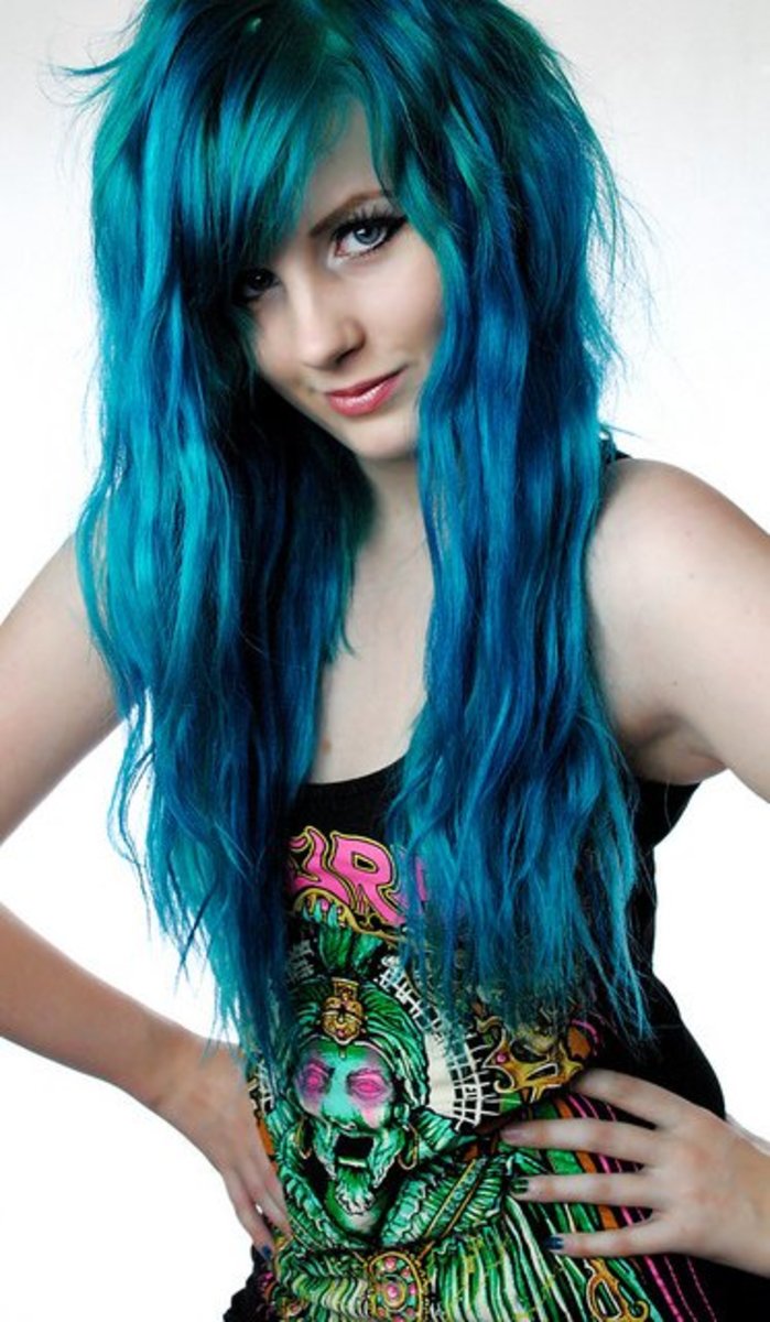 26 HQ Pictures Blue Hair Dye With Bleach : How to dye black hair purple without bleach - Quora