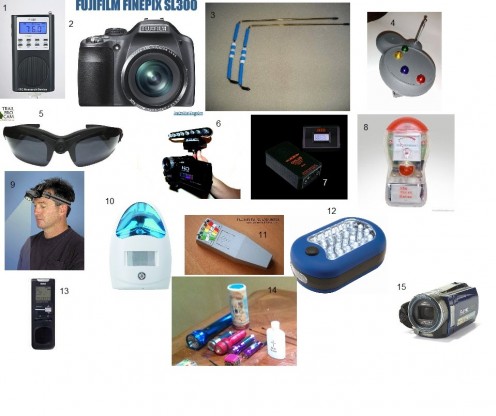This is the equipment currently owned by Soul Searchers Paranormal