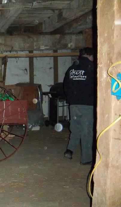 An orb following one of the investigators