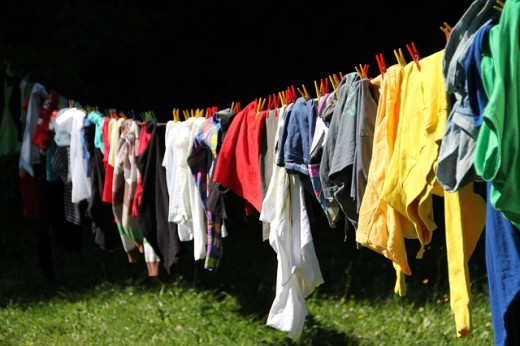Different types of clothes