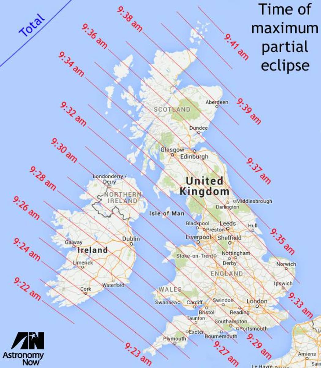 Time of maximum partial eclipse