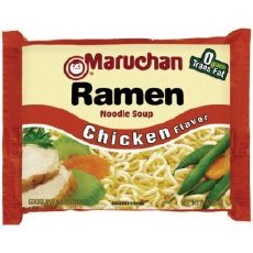 Ramen Noodles - Cheap, but little nutritional value.