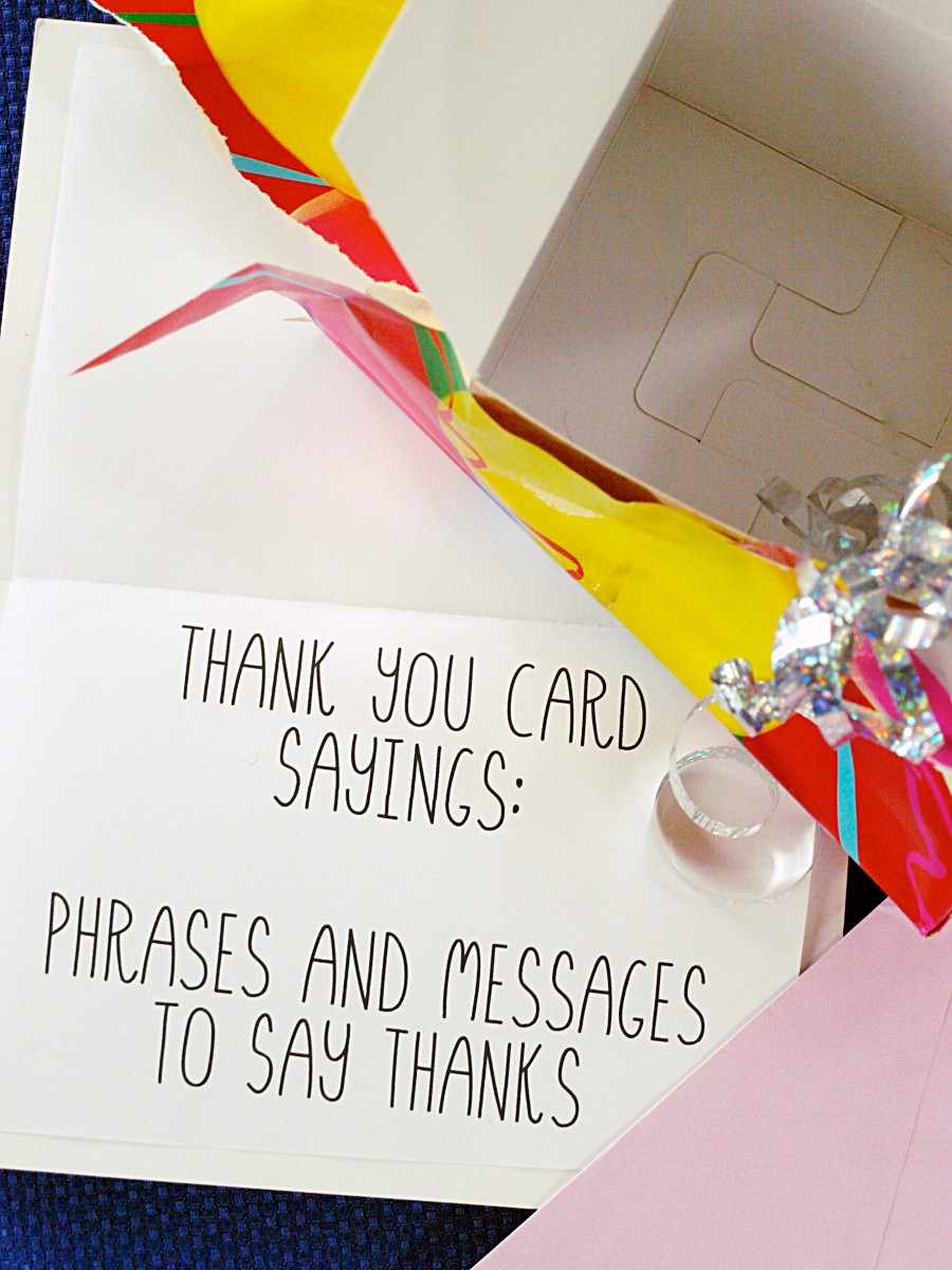 Thank You Card Sayings: Phrases and Messages to Say Thanks