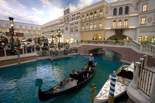 A Gondola at The Venetian