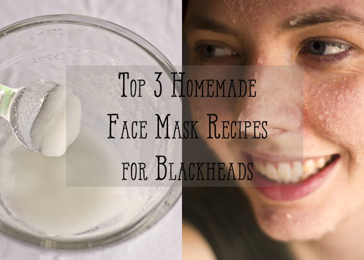 The top three homemade face mask recipes for fighting blackheads.
