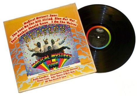 Rock icons like The Beatles earned pennies on an LP sale. This cost $4-5 in 1967.