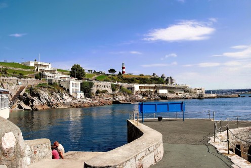 The Hoe and seafront have views over one of the best natural harbours in the world.