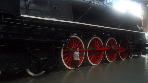 The kids will love the railway museum in York and learning about the history of steam can be fun
