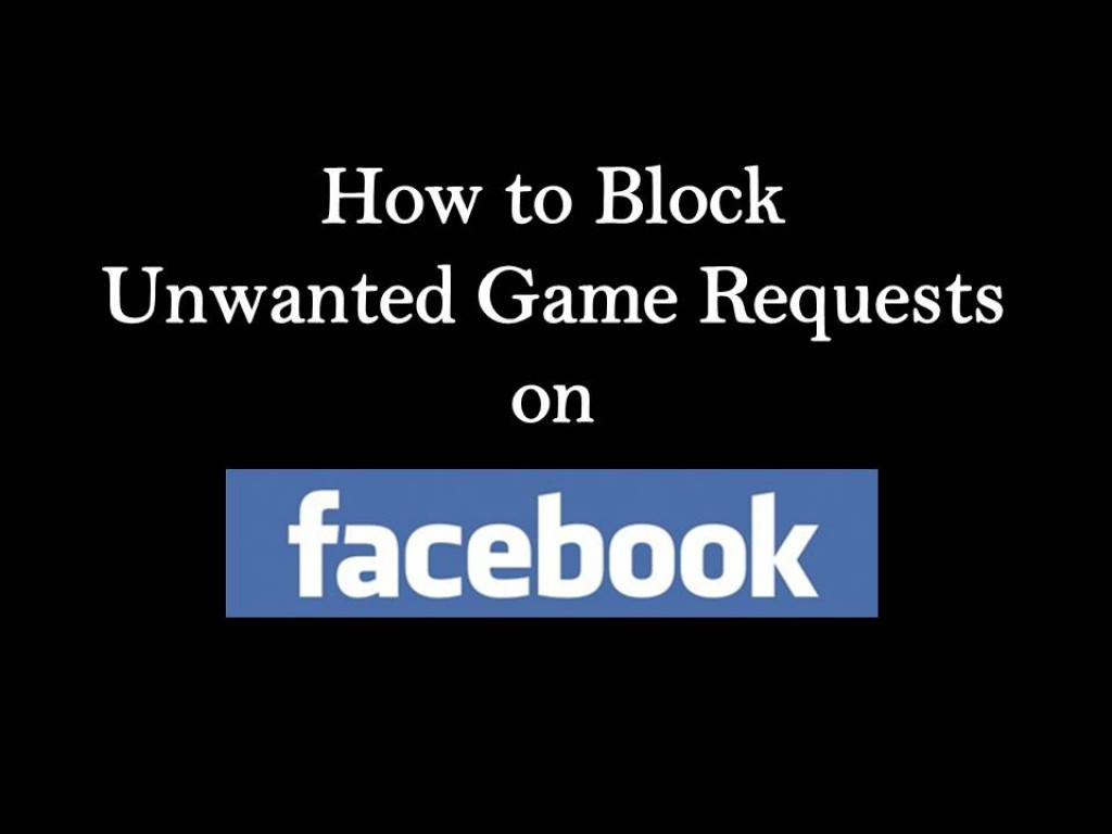 Block Unwanted Game Requests on Facebook