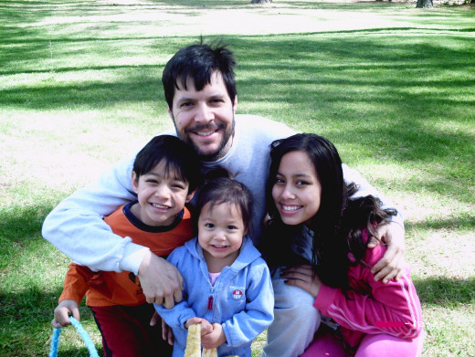 Easter, 2008. Sometimes grass really is greener on the other side of our past.