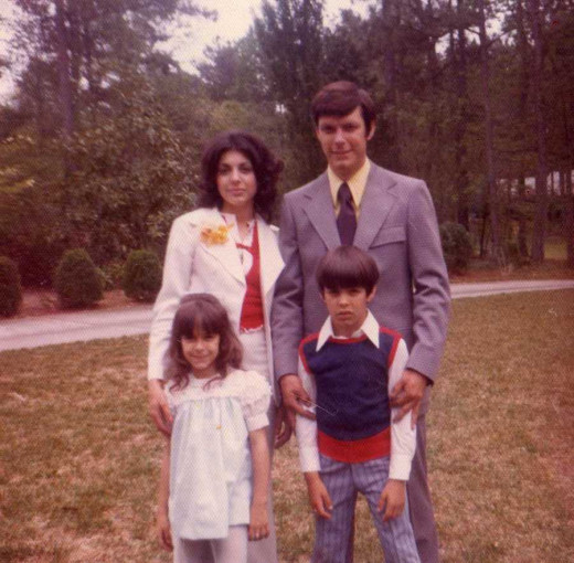 Easter, 1974. A family soon to be split.