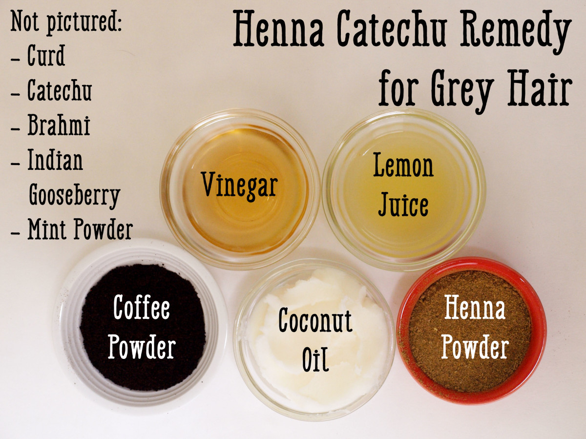 What is a recipe for henna hair dye?
