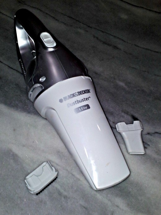 My dustbuster with the two attachments