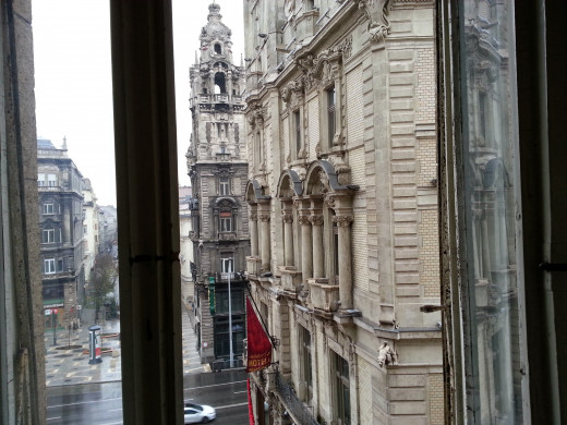 When I finally reached my accommodations I had this view as I swung open my window.