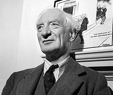 William Beveridge, author of the 1942 "Beveridge Report" and spiritual father of the National Health Service