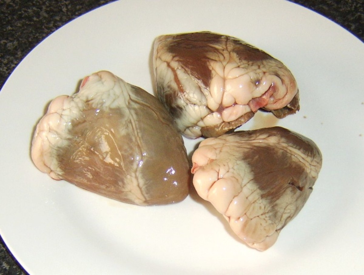 How do you cook lambs' hearts?