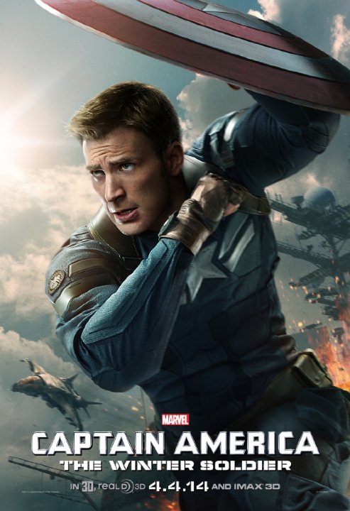 Chris Evans Plays Steve Rogers, Captain America.