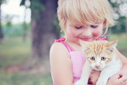 Pets and kids are a natural combination.