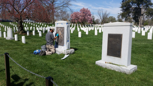 People work hard to keep Arlington beautiful.