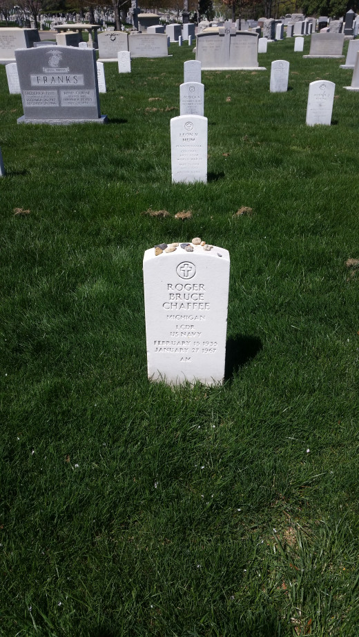 Roger Chaffee is not related to us (we don't think) but he was an astronaut for NASA and died when something went wrong with their space mission. 