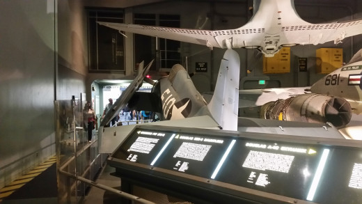 Some planes wings can even fold up so that they fit into different places... like the museum!