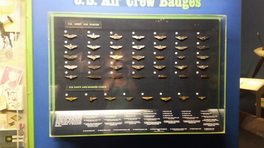 The many different pairs of wings that pilots can receive. 