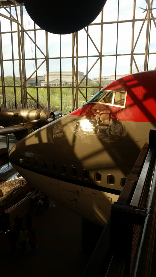 This is the nose of that plane that you just saw!
