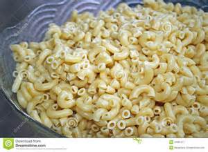 Cooked Elbows ready for mixings
