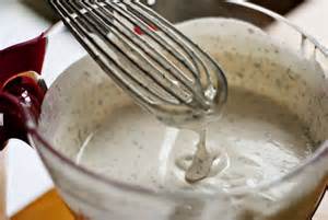Mix ranch dressing with mayonnaise