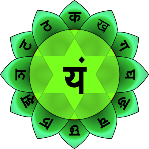 The symbol of the Heart Chakra - Anahata. The Nightingale song resonates with the frequency of a healthy (balanced) Anahata. That is why it is experienced as so beautiful.