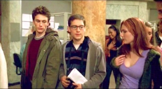  “Guys, these are my best friends in the whole world, Peter Parker and Mary Jane Watson!”