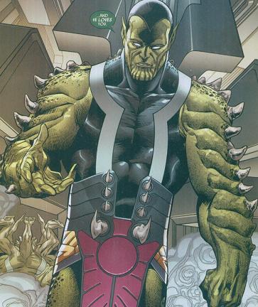 Kly'bn is the last living member of the Skrull Eternals.