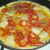 Chilli pepper slices are added to frittata